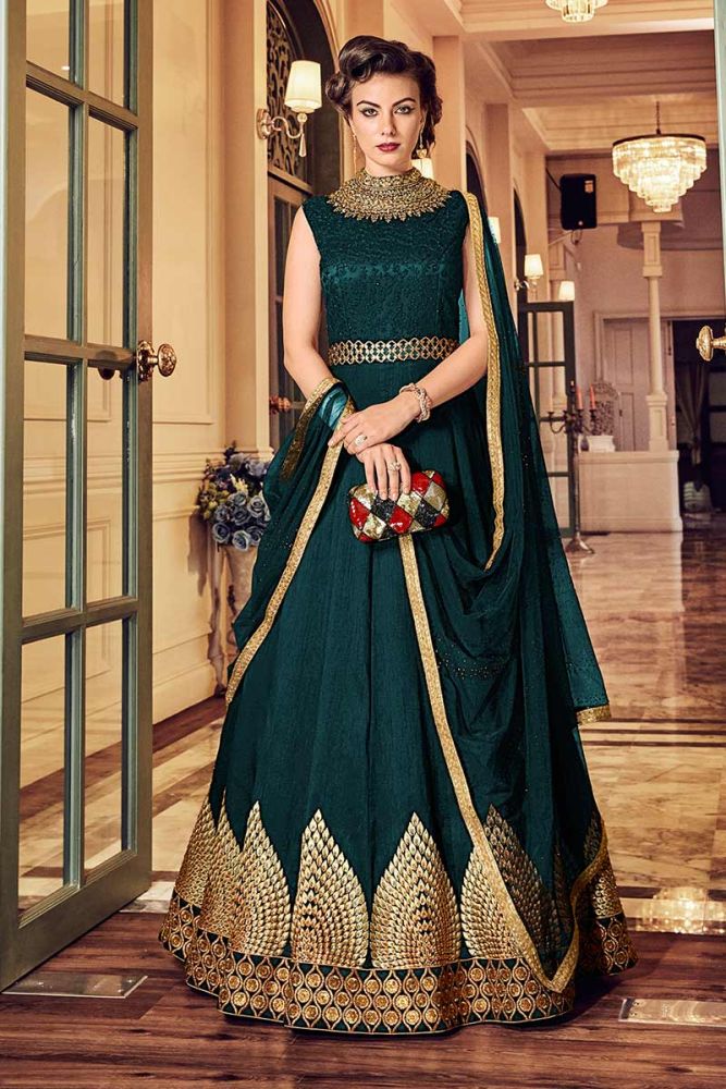 Peacock indian dress sale