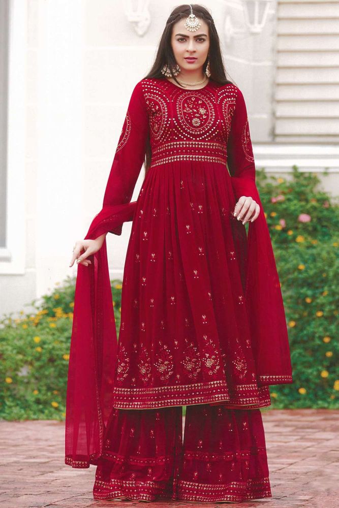 Red suit online sales