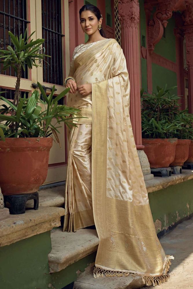 Off white saree blouse online 2025