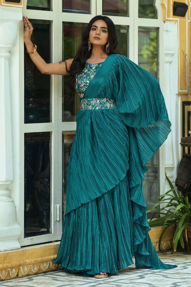 Saree dress online sales