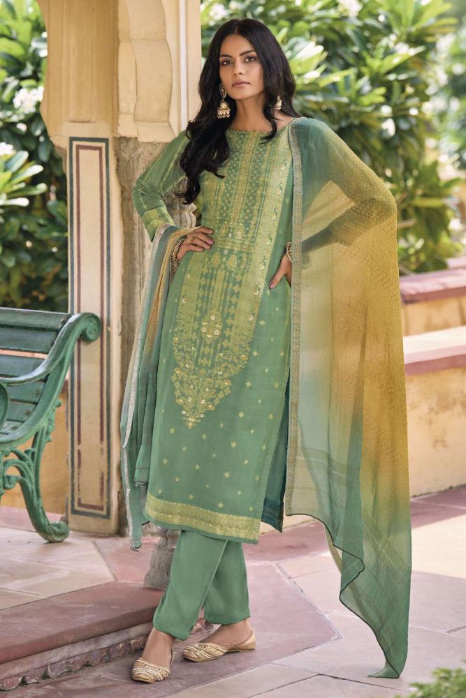 Green salwar suit online online