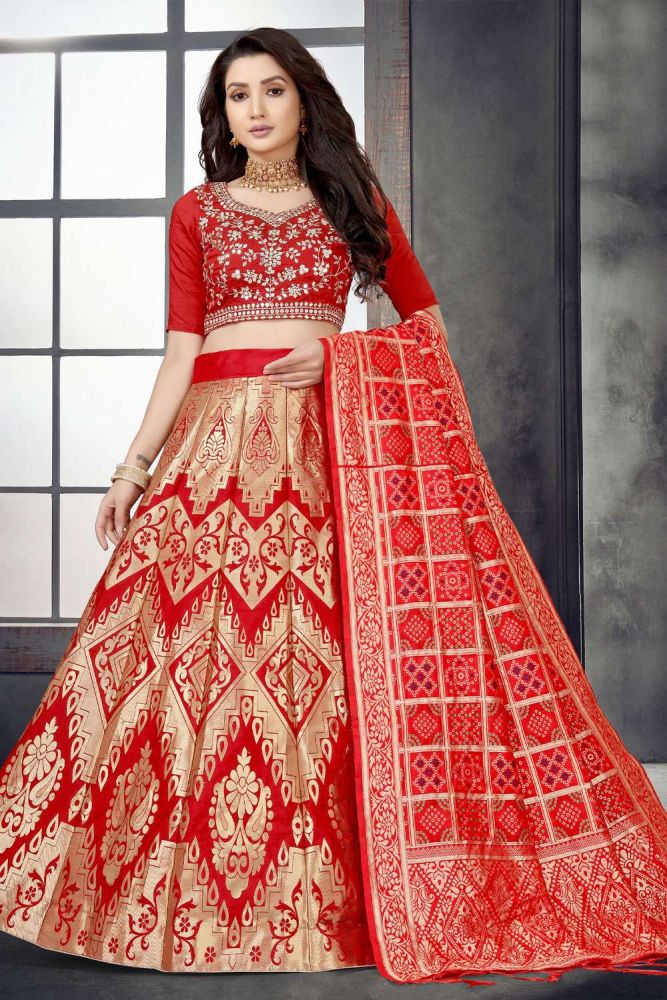 Banarasi silk lehenga choli designs top