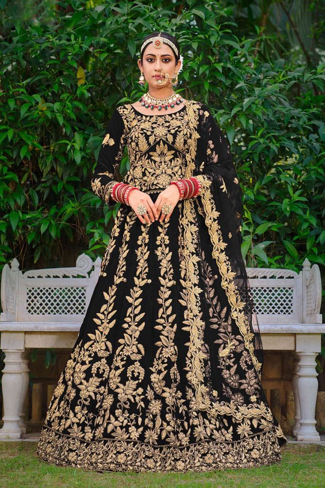 Velvet lehenga choli online outlet