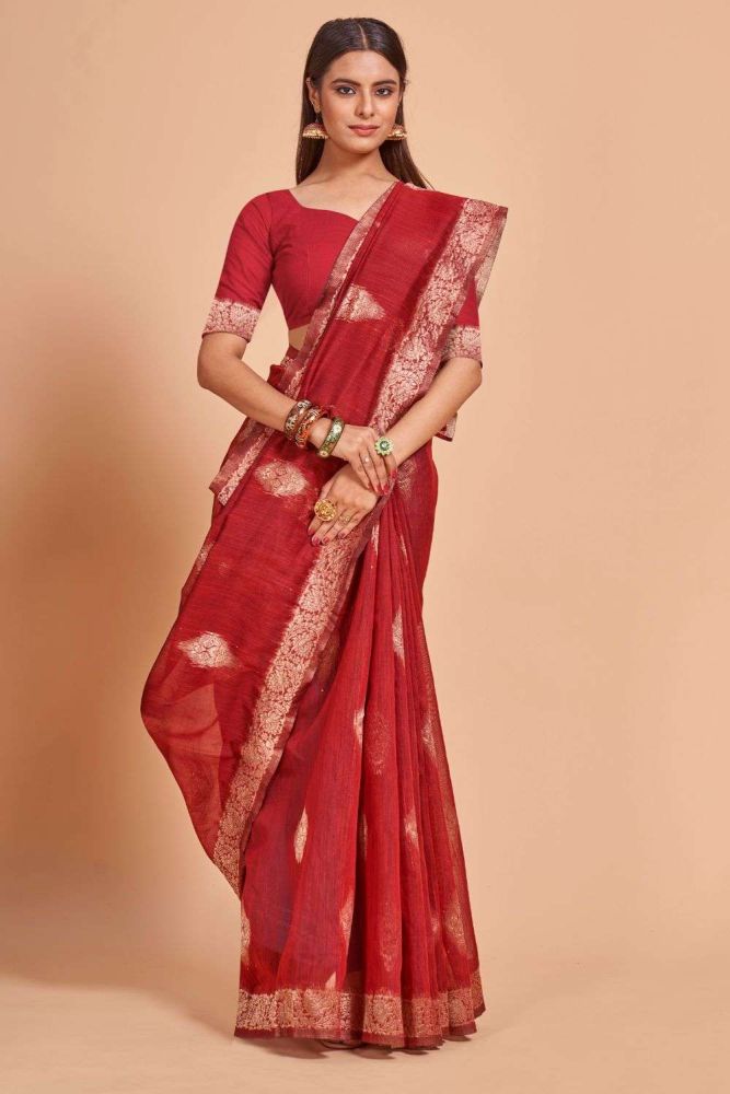 Party wear cotton saree online