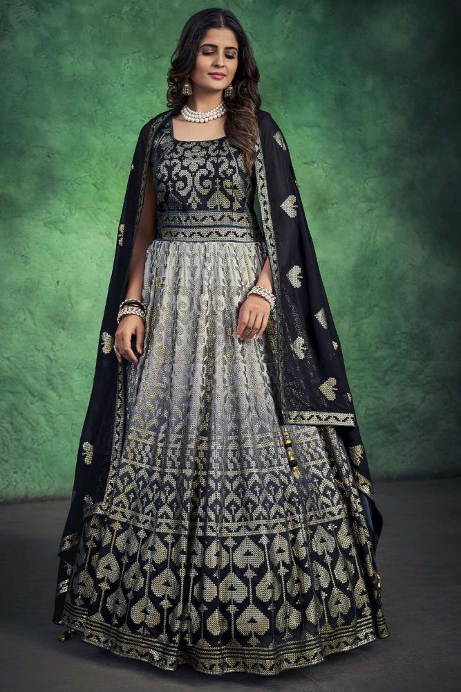 Black gown suit sales