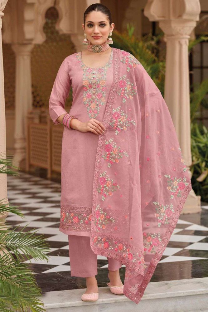 Pink salwar suit design deals